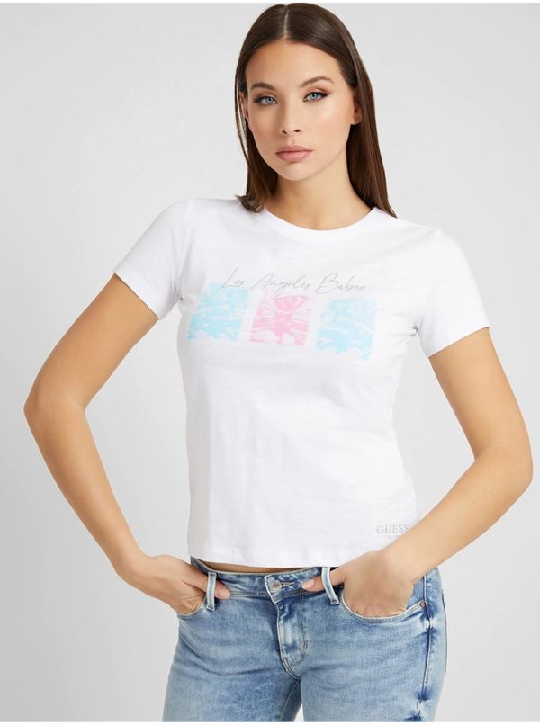 Guess White Women's T-Shirt Guess Alissia - Women