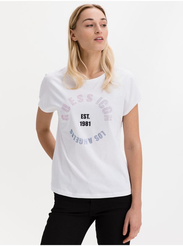 Guess White women's T-shirt Guess Tonya