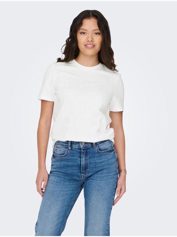 Only White women's T-shirt ONLY Anise - Women