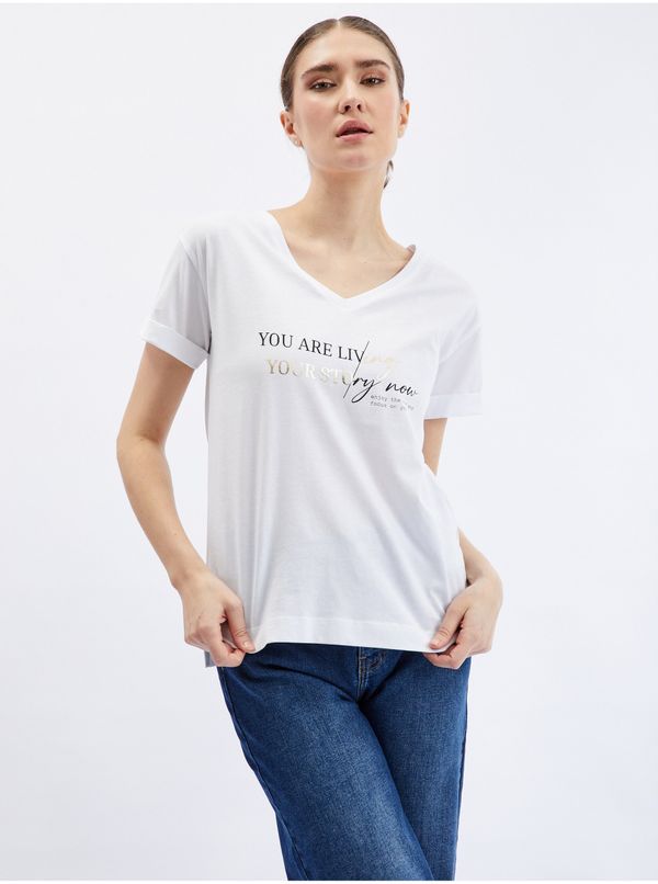 Orsay White women's T-shirt ORSAY