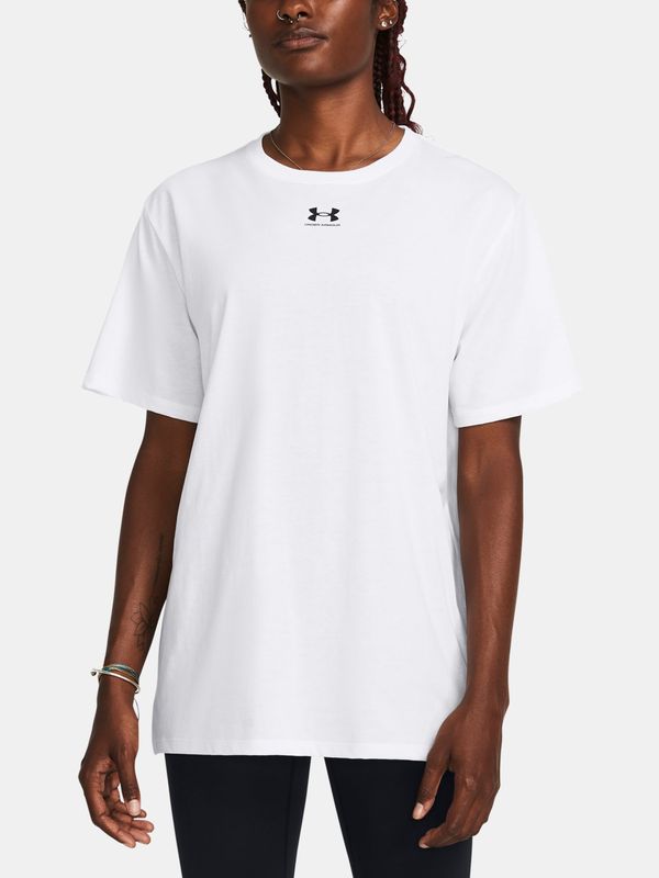Under Armour White women's T-shirt Under Armour Campus Oversize SS