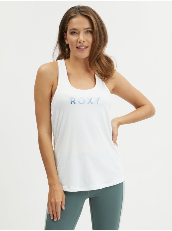 Roxy White Women's Top Roxy Rock Non Stop - Women