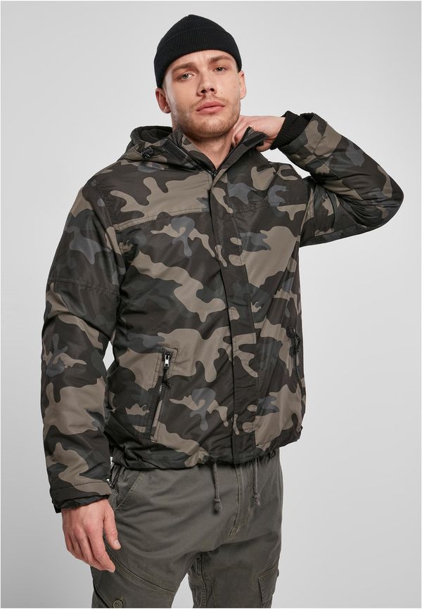 Brandit Windbreaker with darkcamo front zipper