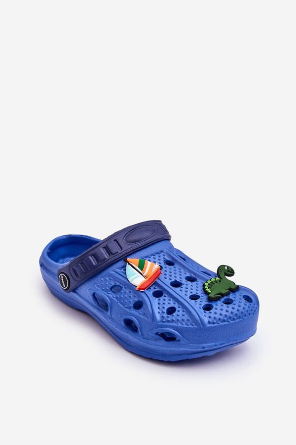 WJ1 WJ1 Children's Foam Lightweight Crocs Sandals Blue Sweets