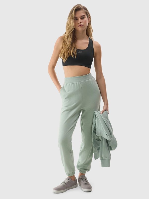 4F Women's 4F Organic Cotton Jogger Sweatpants - Green