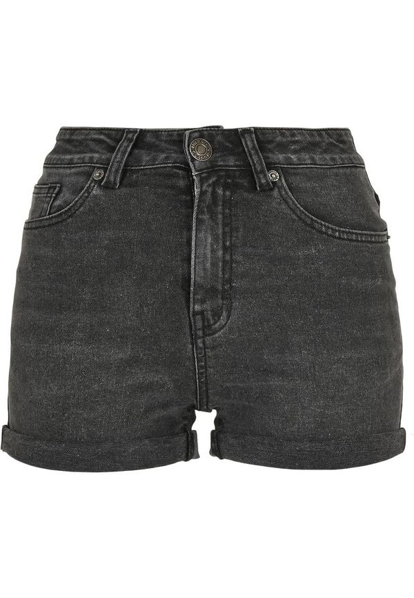 UC Ladies Women's 5-pocket shorts, black stones, washed