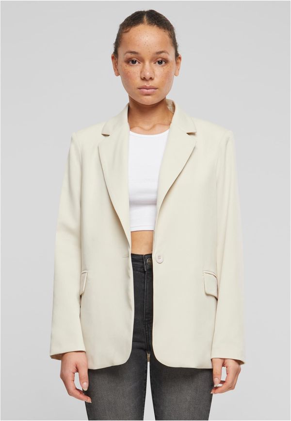 Urban Classics Women's Basic Blazer Cream