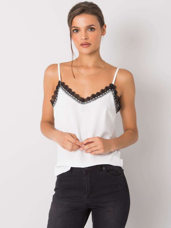 Fashionhunters Women's black and white top