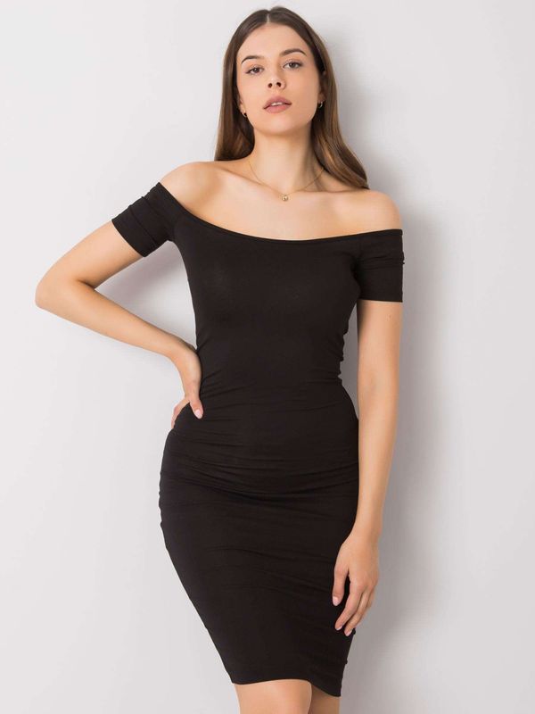 Fashionhunters Women's black dress RUE PARIS