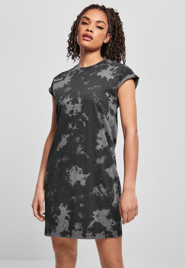 Urban Classics Women's bleached dress black/grey