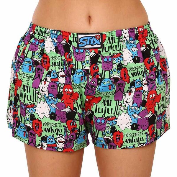 STYX Women's boxer shorts Styx art classic rubber monsters