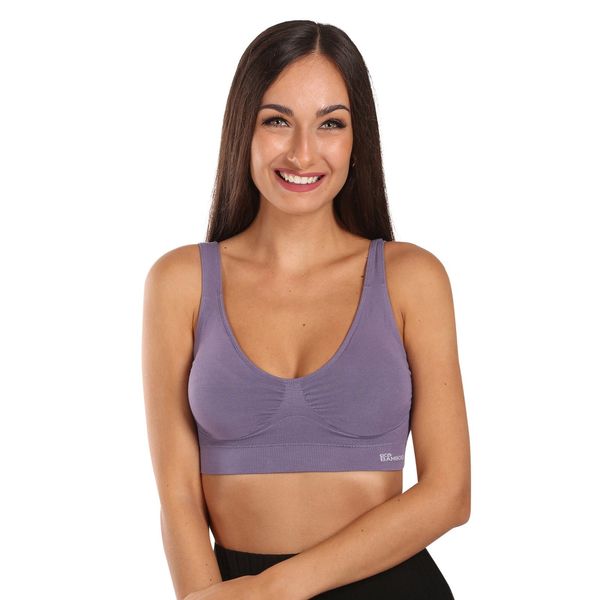 Gina Women's bra Gina bamboo purple