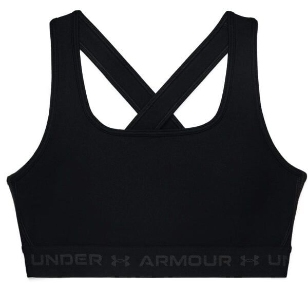 Under Armour Women's Bra Under Armour Crossback Mid Bra-BLK S