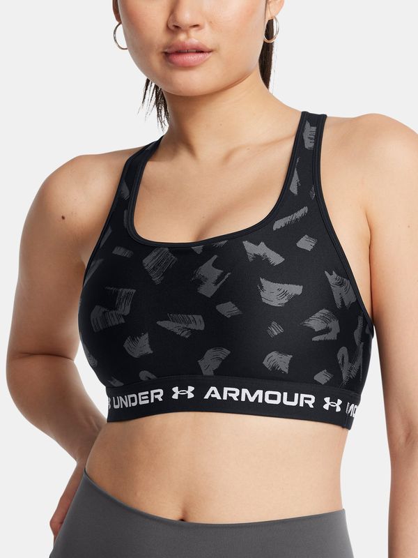 Under Armour Women's bra Under Armour Crossback Mid Print-BLK - Women's