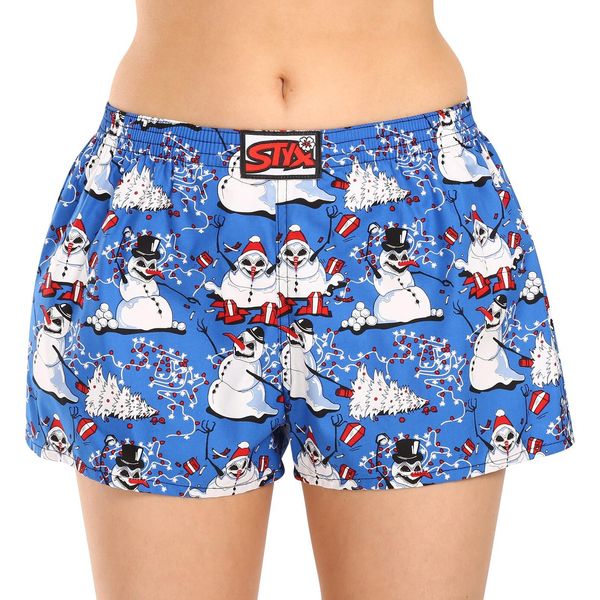 STYX Women's briefs Styx art classic rubber Christmas snowmen