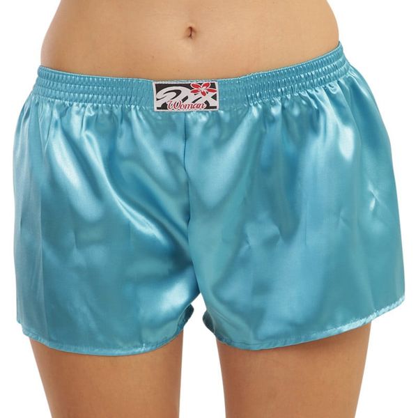 STYX Women's briefs Styx classic rubber satin blue (L967)