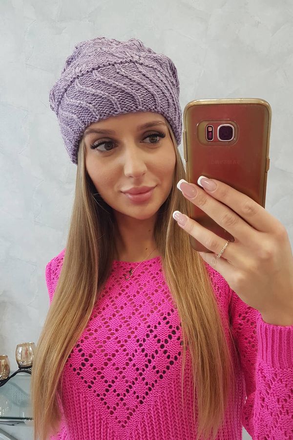 Kesi Women's cap Dagmara K332 purple