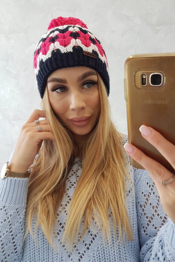 Kesi Women's cap Laila K283 dark blue