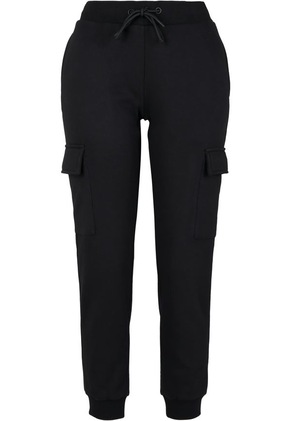 UC Ladies Women's Cargo Sweat Pants - Black