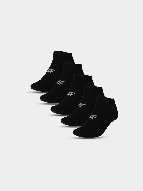 4F Women's Casual Ankle Socks (5pack) 4F - Black