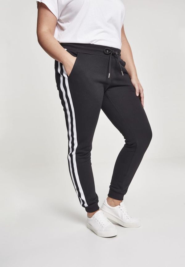 UC Ladies Women's College Contrast Sweatpants Black/White/Black