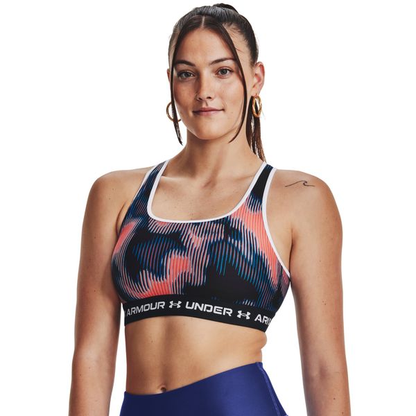 Under Armour Women's compression bra Under Armour Crossback Mid Print