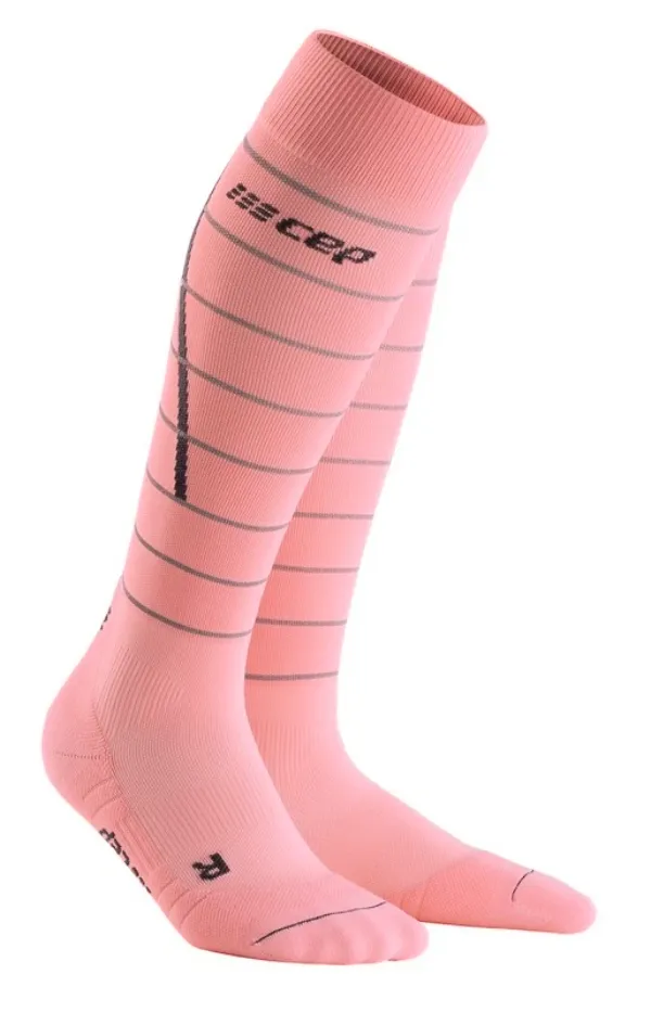 Cep Women's compression knee-high socks CEP Reflective light pink, II