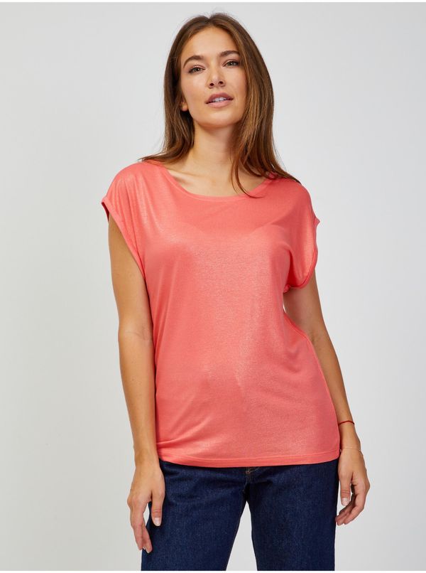 Orsay Women's coral T-shirt ORSAY