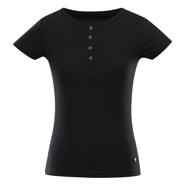ALPINE PRO Women's cotton T-shirt ALPINE PRO CASTA black