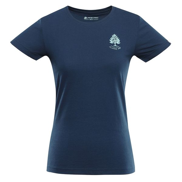 ALPINE PRO Women's cotton T-shirt ALPINE PRO ECOMA gibraltar sea variant pb