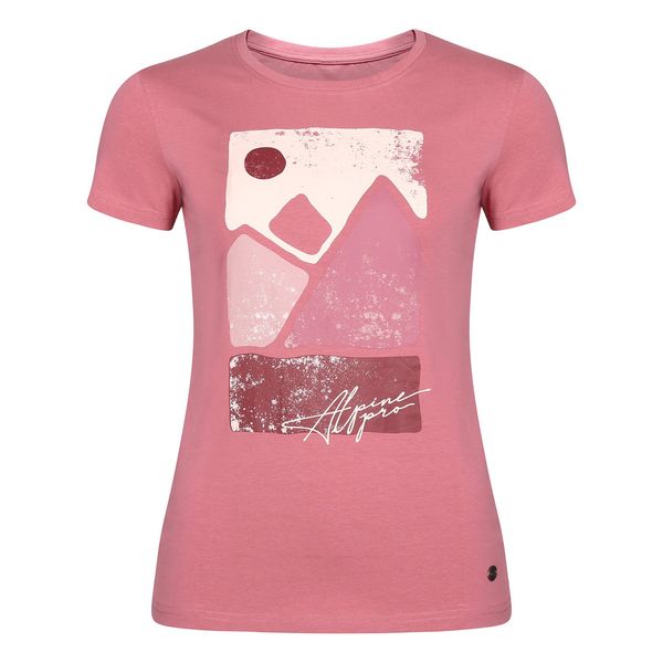 ALPINE PRO Women's cotton T-shirt ALPINE PRO GARIMA dusty rose variant pa