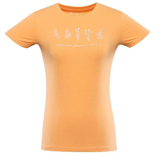 ALPINE PRO Women's cotton T-shirt ALPINE PRO NORDA peach variant pb