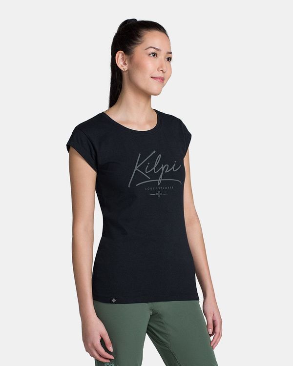 Kilpi Women's cotton T-shirt Kilpi LOS-W Black