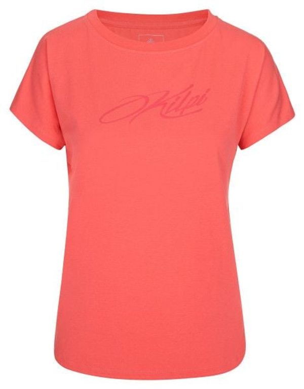 Kilpi Women's cotton T-shirt KILPI NELLIM-W pink