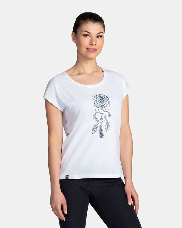 Kilpi Women's cotton T-shirt KILPI ROANE-W White
