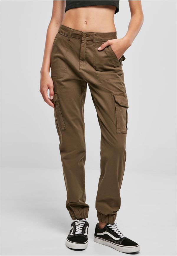 UC Ladies Women's cotton twill trousers olive