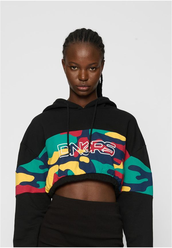 Dangerous DNGRS Women's crop sweatshirt HideMe black/colorful