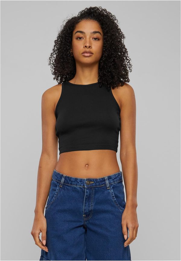 Urban Classics Women's cropped top - 2 packs white+black