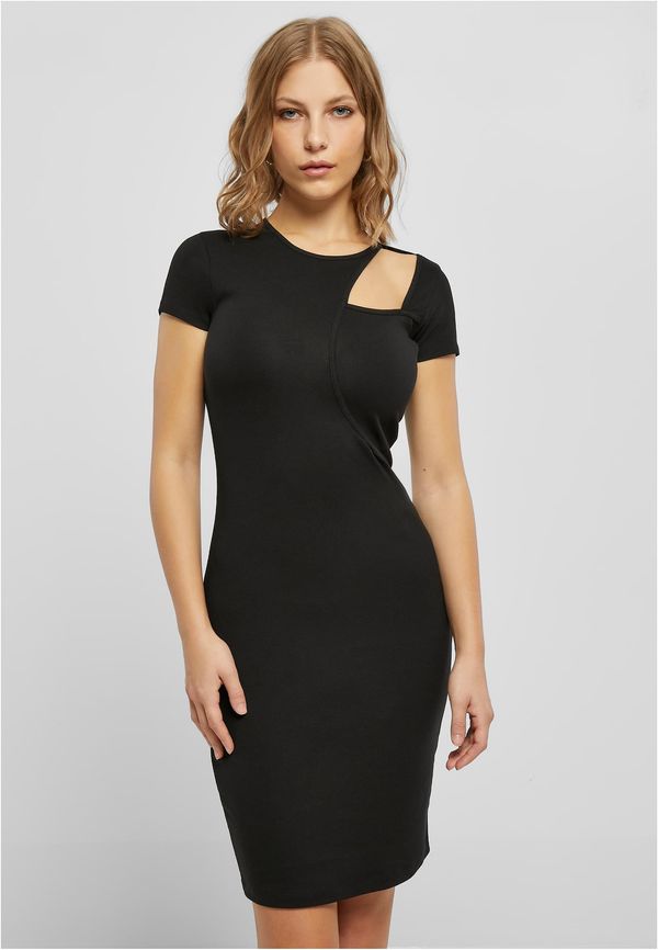 Urban Classics Women's Cut Out Dress Black