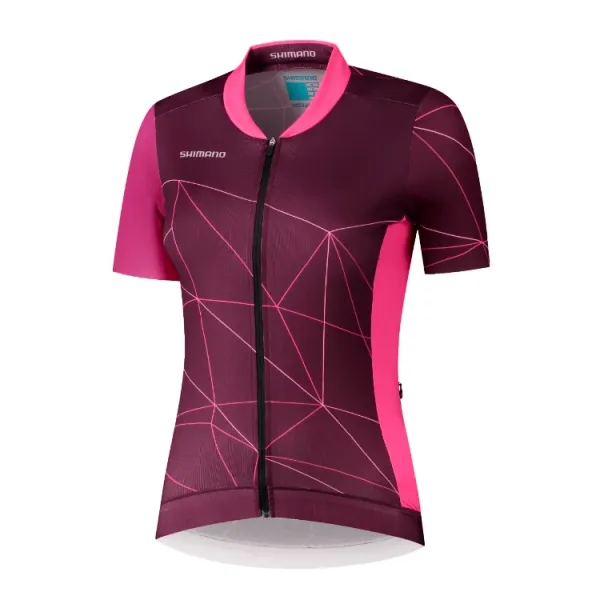 Shimano Women's Cycling Jersey Shimano Sagami Jersey Purple