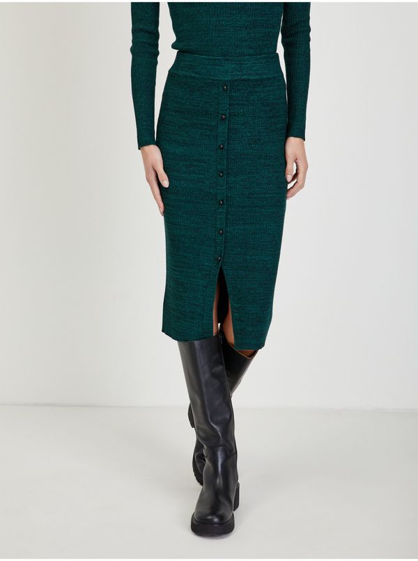 Orsay Women's dark green windbreak skirt ORSAY