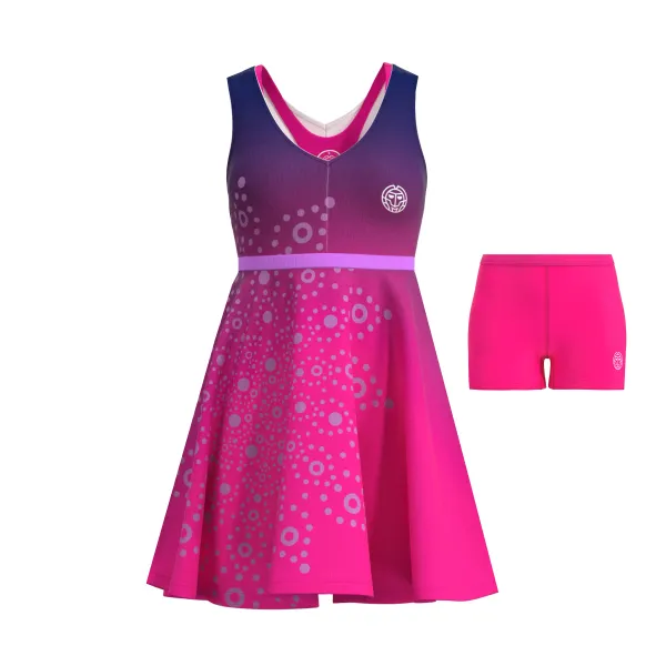 BIDI BADU Women's dress BIDI BADU Colortwist 3in1 Dress Pink/Dark Blue M