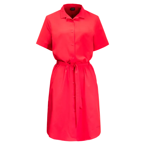 Jack Wolfskin Women's dress Jack Wolfskin Holiday Midi Dress Tulip Red