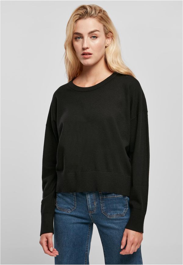 Urban Classics Women's Eco Viscose Oversized Sweater - Black