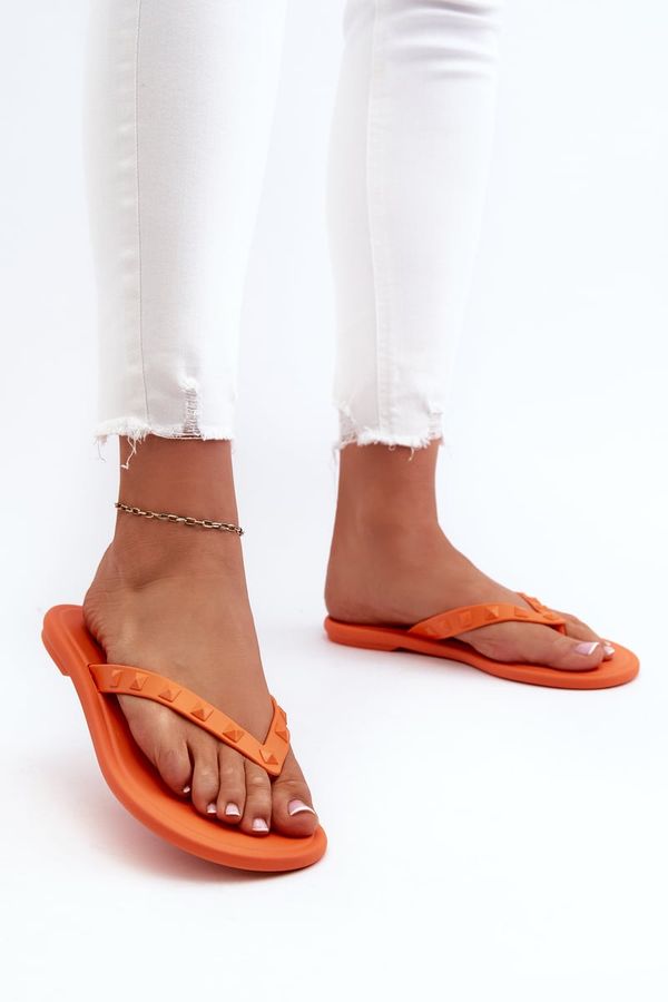 Kesi Women's Flat Flexible Flip-Flops ZAXY Orange
