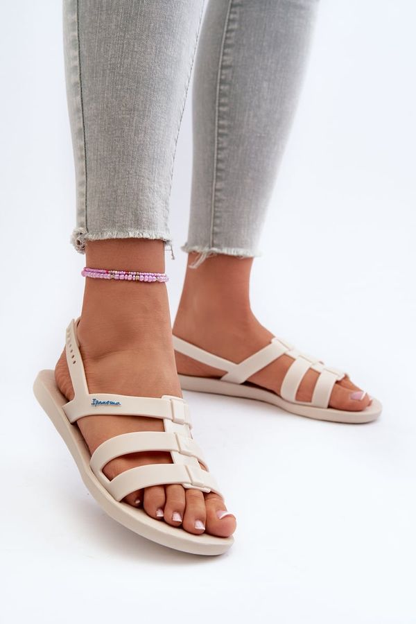 Kesi Women's Flat Sandals Ipanema Style Sandal Fem Beige