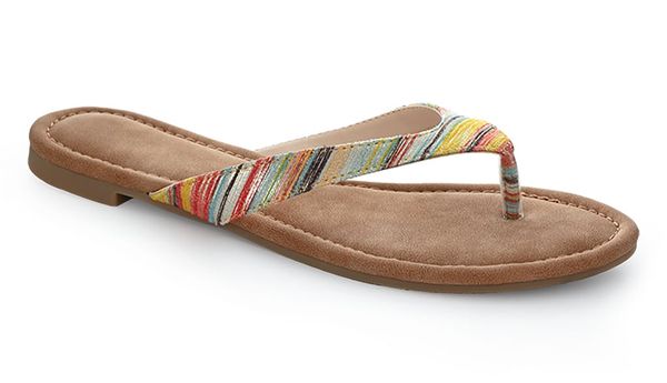 LOAP Women's flip-flops LOAP HERBA Brown/Yellow