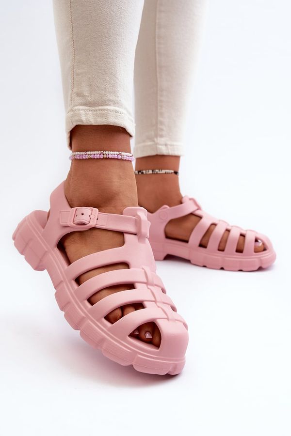 Kesi Women's Foam Roman Sandals Pink Gasaria