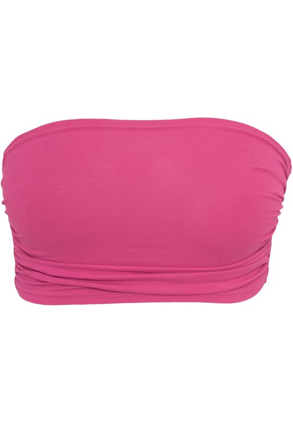 Urban Classics Women's Fuchsia Bandeau Top