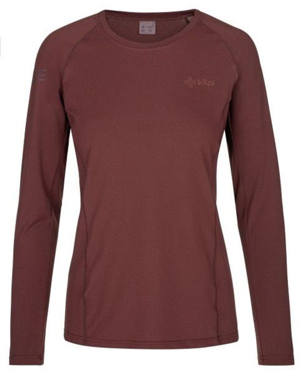 Kilpi Women's functional long sleeve T-shirt KILPI LINA-W dark red